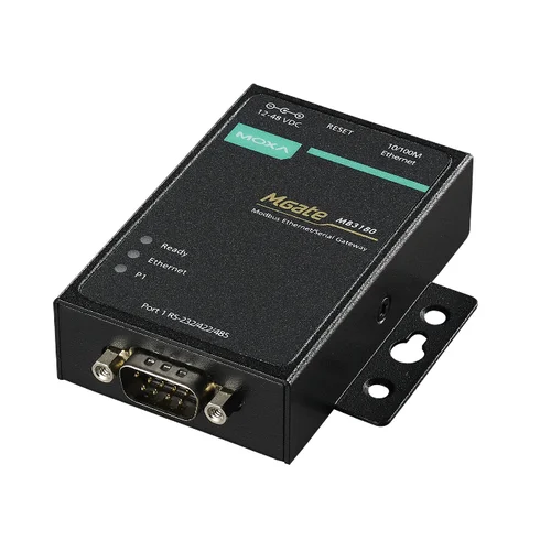 Преобразователь MGate MB3180 1-портовый преобразователь Modbus RTU/ASCII (RS-232/422/485) в Modbus TCP